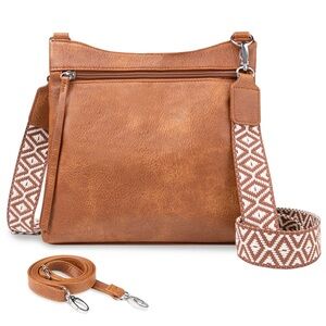 Women’s Brown Leather Crossbody Bag